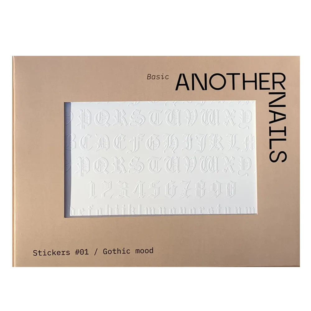 Слайдер Another Nails (White gothic)