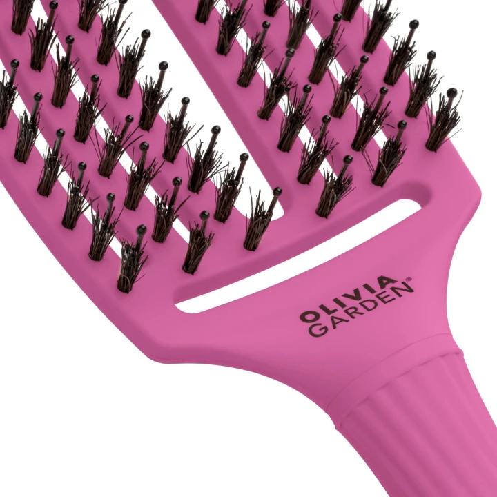 Щетка Olivia Garden Finger Brush ThinkPink 2022 (Bright Pink)