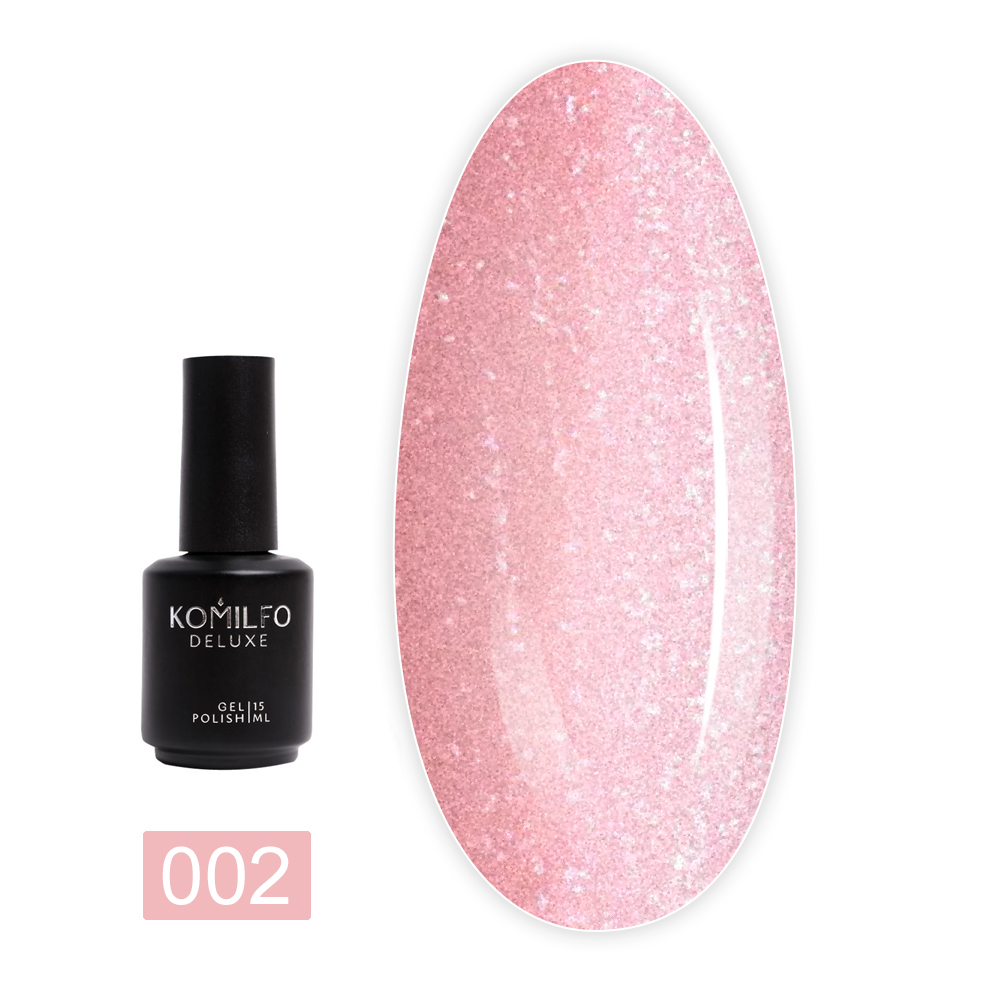 База KOMILFO KC Glitter Rubber French Base 15 мл (002)