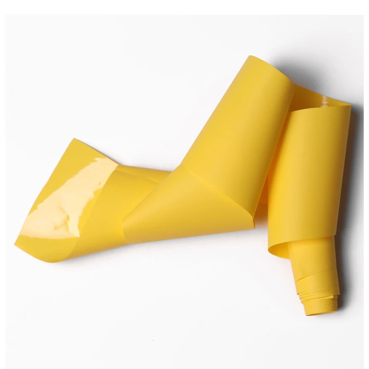 Фольга для лиття та кракелюра KOMILFO (Жовта матова)