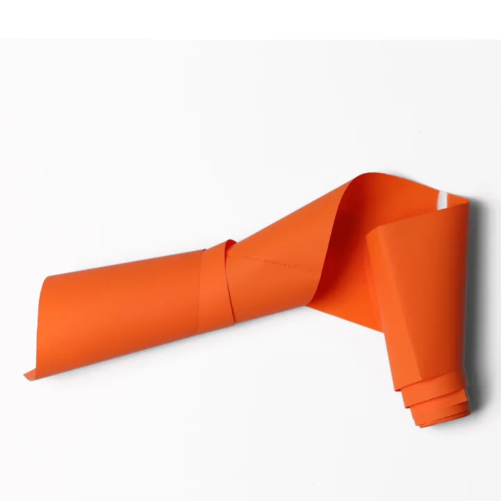 Фольга для литья и кракелюра KOMILFO (Оранжевая матовая)