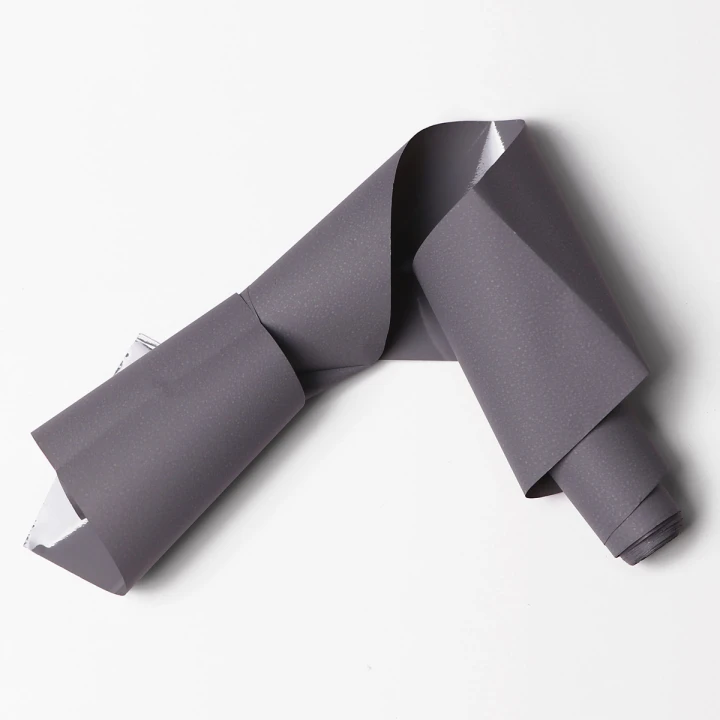 Фольга для лиття та кракелюра KOMILFO (Світло-сіра матова)