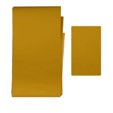 Фольга для лиття та кракелюра KOMILFO (Темно-жовта матова)