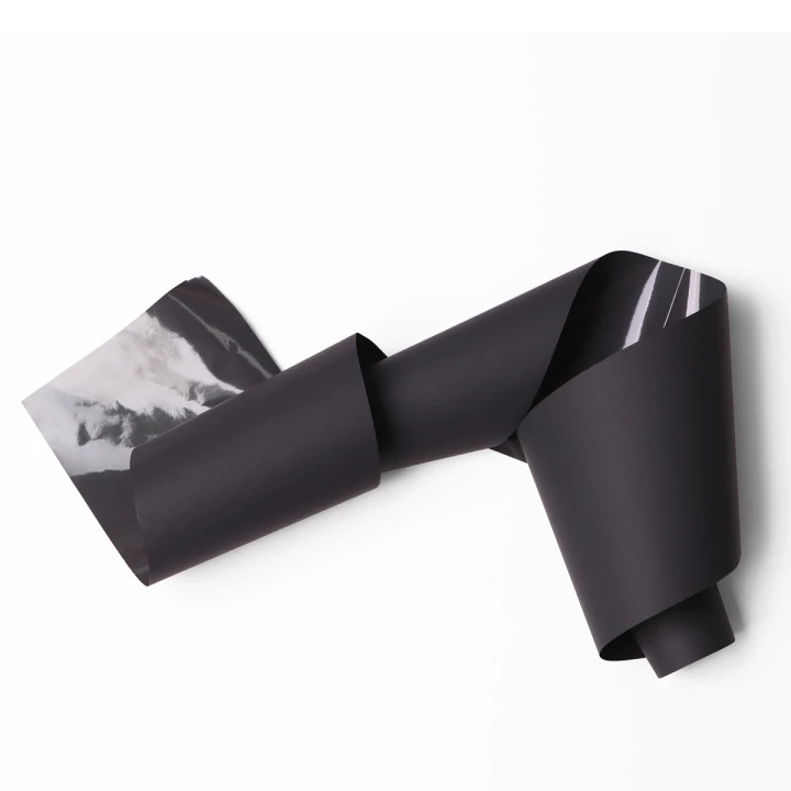 Фольга для литья и кракелюра KOMILFO (Темно-серая матовая)