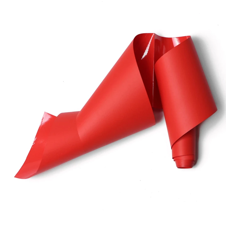 Фольга для лиття та кракелюра KOMILFO (Червона матова)