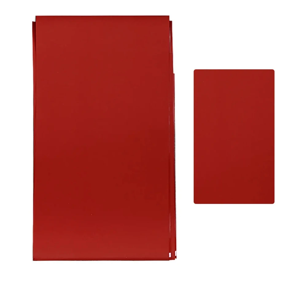 Фольга для лиття та кракелюра KOMILFO (Червона матова)