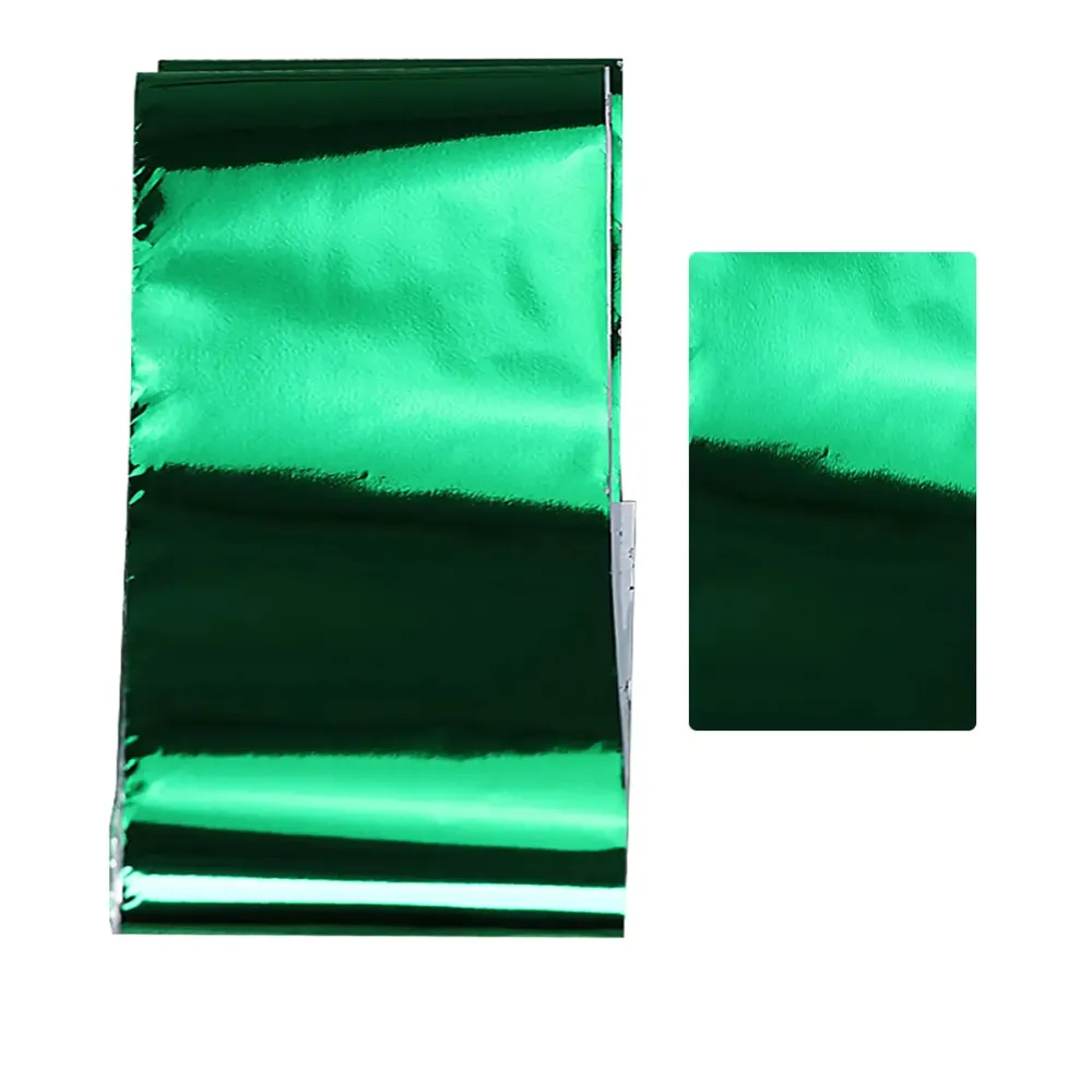 Фольга для литья и кракелюра KOMILFO (Зеленая глянцевая)