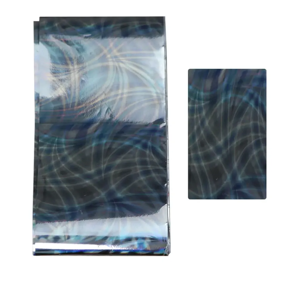 Фольга для лиття та кракелюра KOMILFO (Срібло-орнамент голограма)