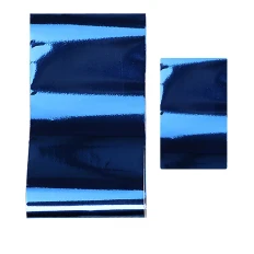 Фольга для лиття та кракелюра KOMILFO (Темно-блакитна глянцева)