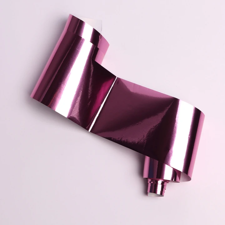 Фольга для лиття та кракелюра KOMILFO (Чайна троянда глянцева)