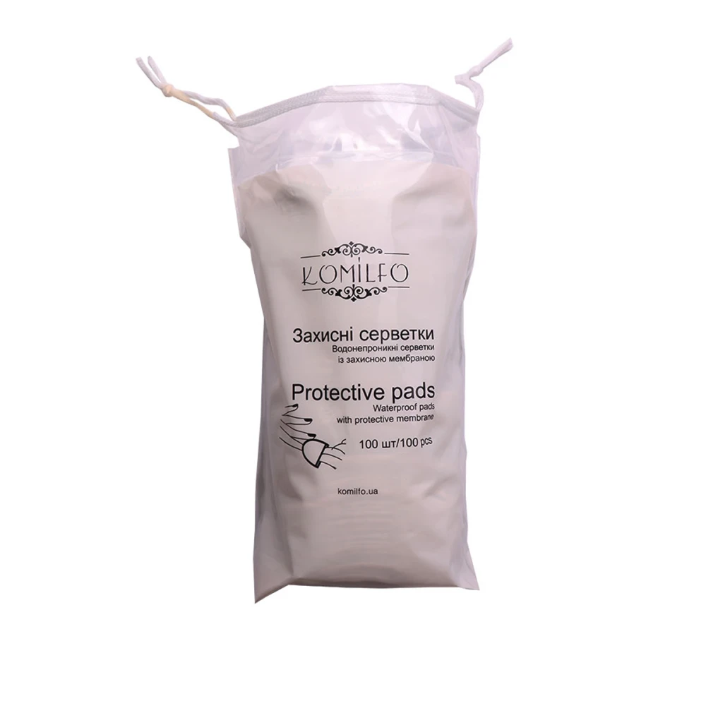 Серветки безворсові KOMILFO 100 шт