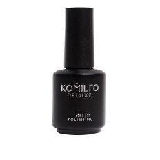 Топ KOMILFO No Wipe Rubber каучуковий для гель-лаку без липкого шару 15 мл