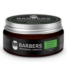 Крем для гоління Barbers Black Pepper-Vetiver з тонізуючим ефектом 100 мл