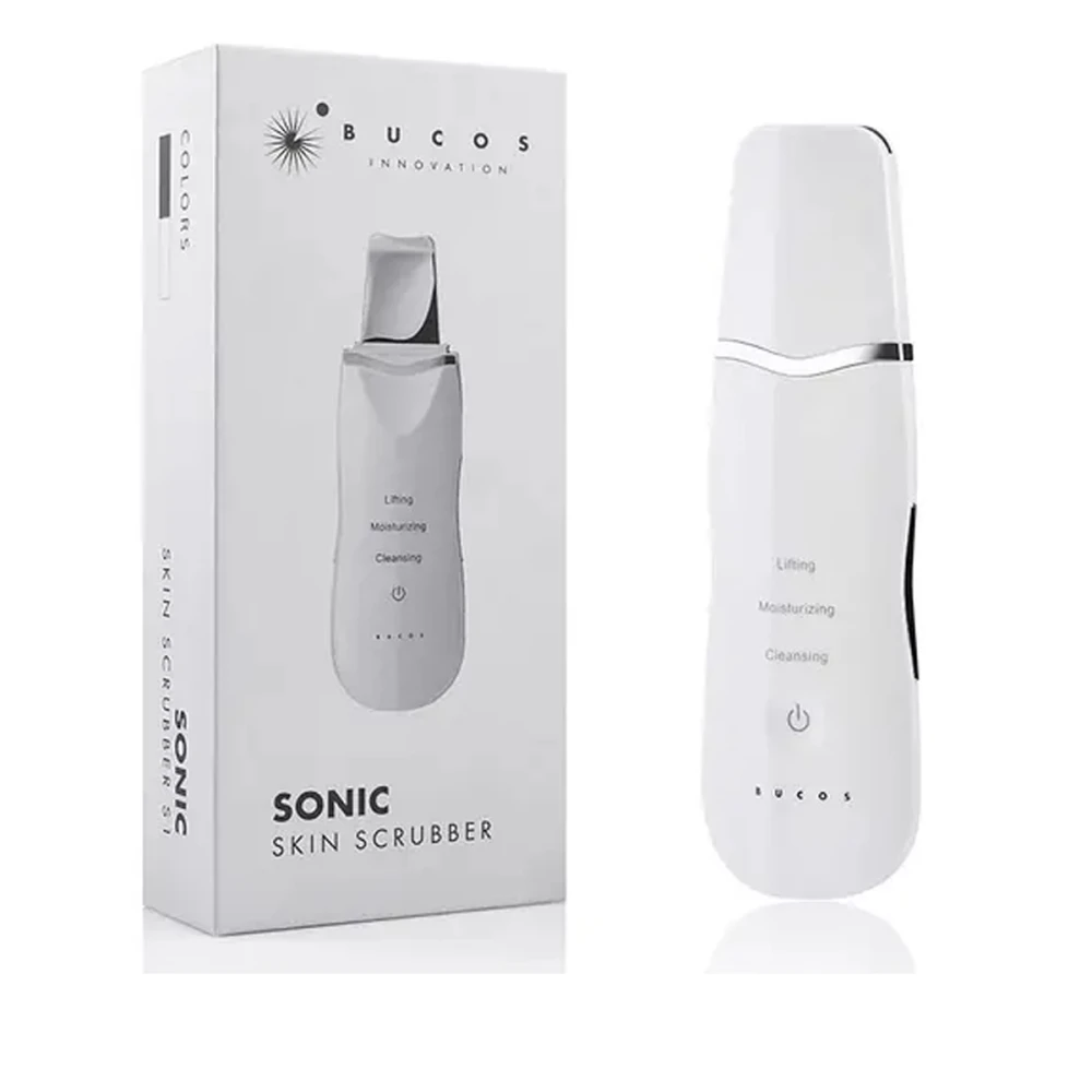 Щетка очищающая для лица Bucos Sonic Skin Scrubber S1 (Белый)