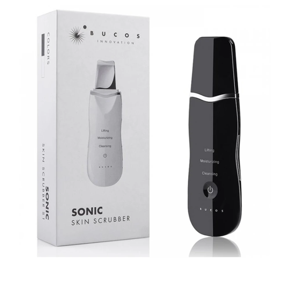 Щетка очищающая для лица Bucos Sonic Skin Scrubber S1 (Черный)