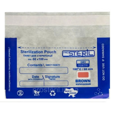 Пакети самоклеючі для стерилізації (прозорі ) Prosteril 60х100 100 шт