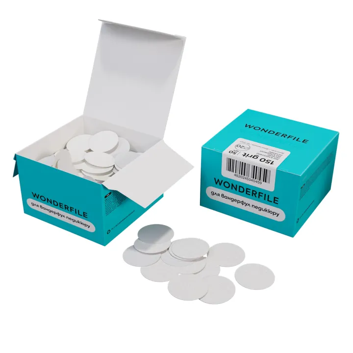 Файлы клеевые Wonderfile диск 20 мм (50 шт) (240 grit)