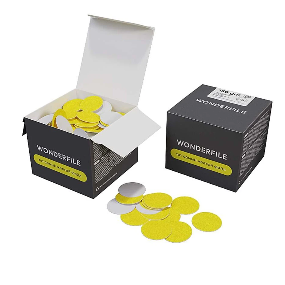 Абразиви Wonderfile на піні пододиск 20 мм (50 шт) (120 grit)