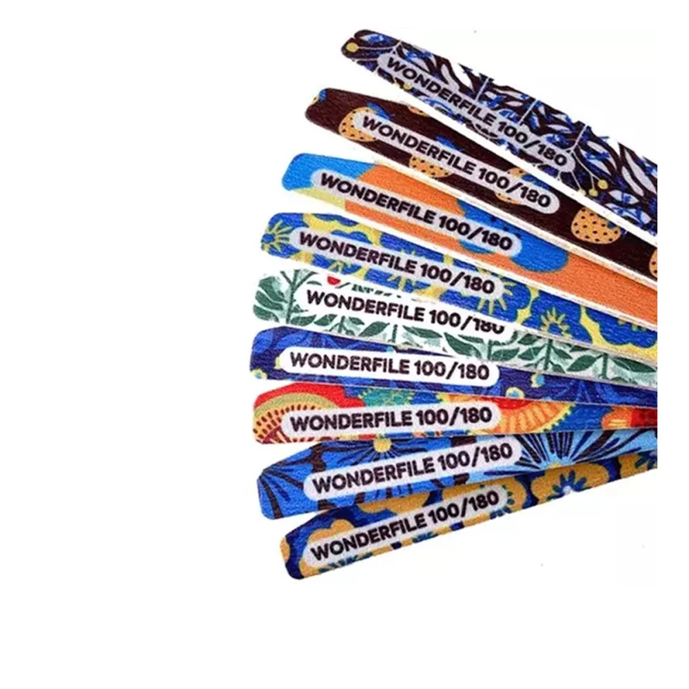 Пилка Wonderfile Півмісяць з принтом на деревяній основі на піні 25 шт (100/180 grit)