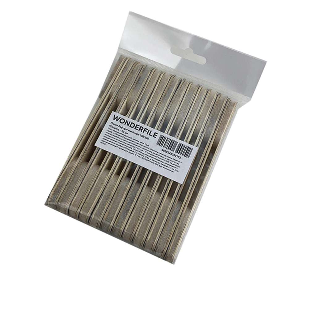 Пилка-баф Wonderfile 25 шт (180/240 grit)