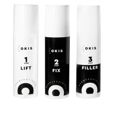 Набор средств для ламинирования бровей и ресниц OKIS 123 Lami вакуумных баночках 10 мл