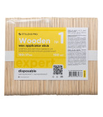 Штапель №1 Сталекс для депиляції деревяний (лопатка) EXPERT 10 (100 шт)