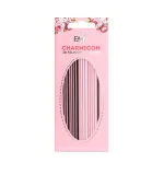 Наклейки для нігтів E.MI Charmicon 3D Silicone Stickers (Лінії № 42 чорні/білі)