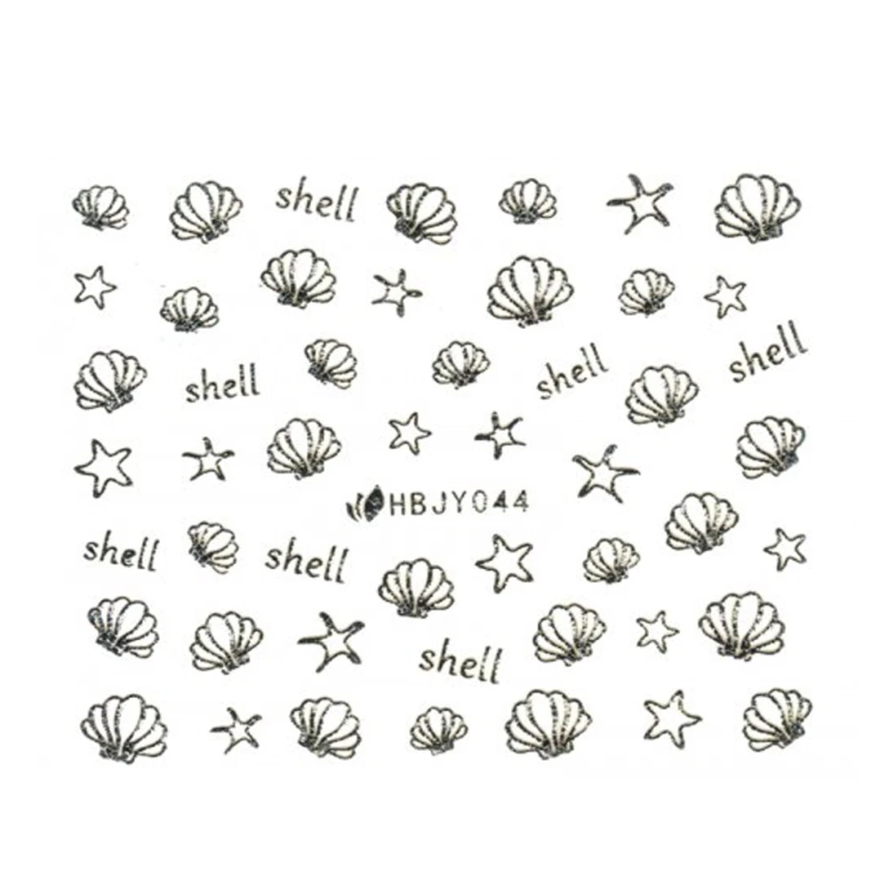 Наклейки для нігтів KODI NailArt Stickers (044 Silver)