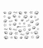 Наклейки KODI NailArt Stickers (044 Silver)