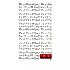 Наклейки для нігтів KODI NailArt Stickers (005SP Silver)