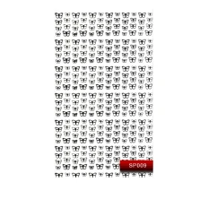 Наклейки KODI NailArt Stickers (009SP Black)