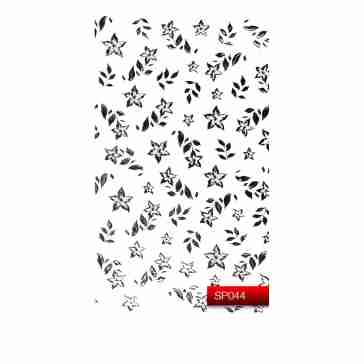 Наклейки KODI NailArt Stickers (044SP Black)