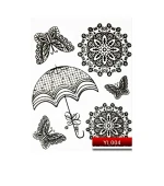 Наклейки KODI NailArt Stickers (004YL Black)