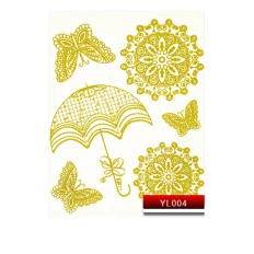Наклейки для нігтів KODI NailArt Stickers (004YL Gold)