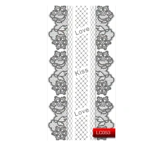 Наклейки KODI NailArt Stickers (053LC Silver)