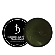 Патч під очі гелеві індивідуальні 30 пар KODI банка (Black Caviar)