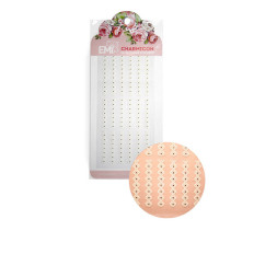 Наклейки для нігтів E. Mi Charmicon 3D Silicone Stickers (Орнамент білий № 5)