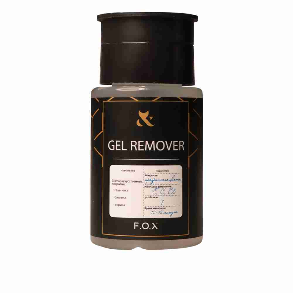 Рідина для зняття гель-лаку FOX Gel Remover 80 мл