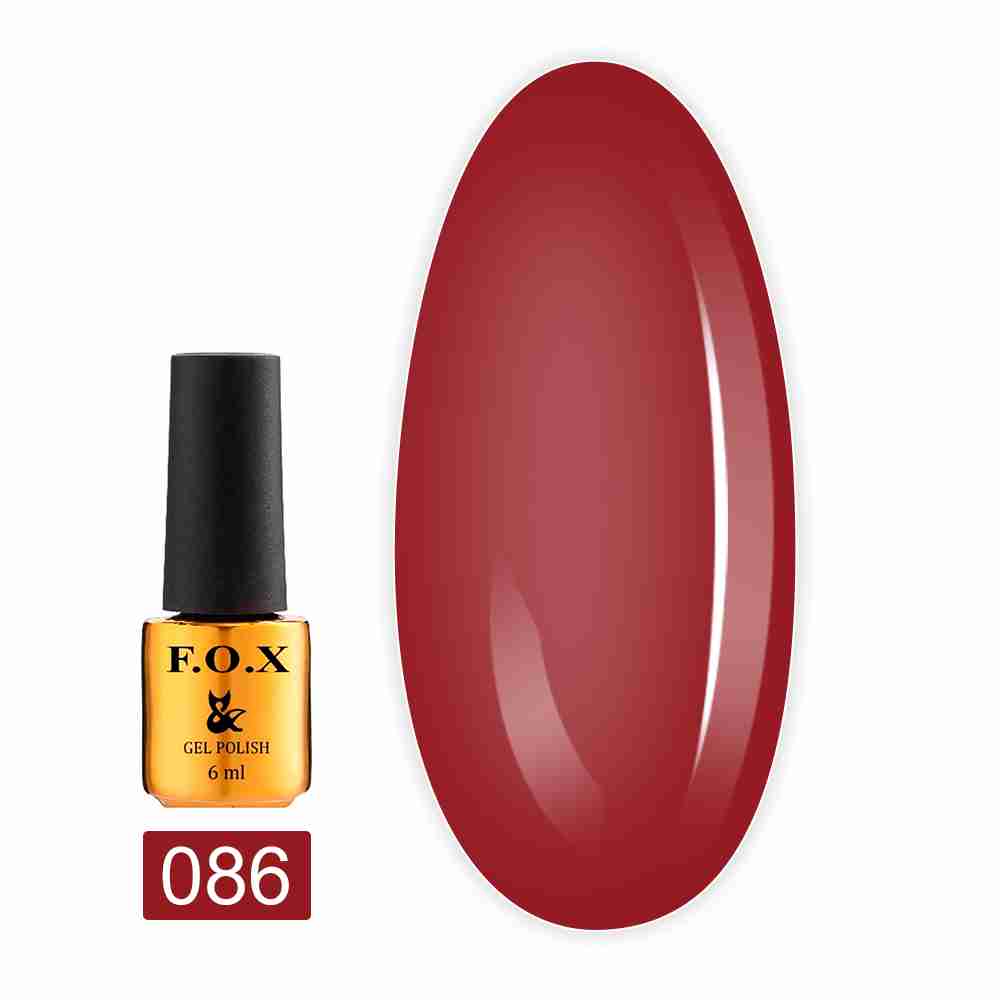 Гель-лак FOX Gold Pigment 6 мл (086)