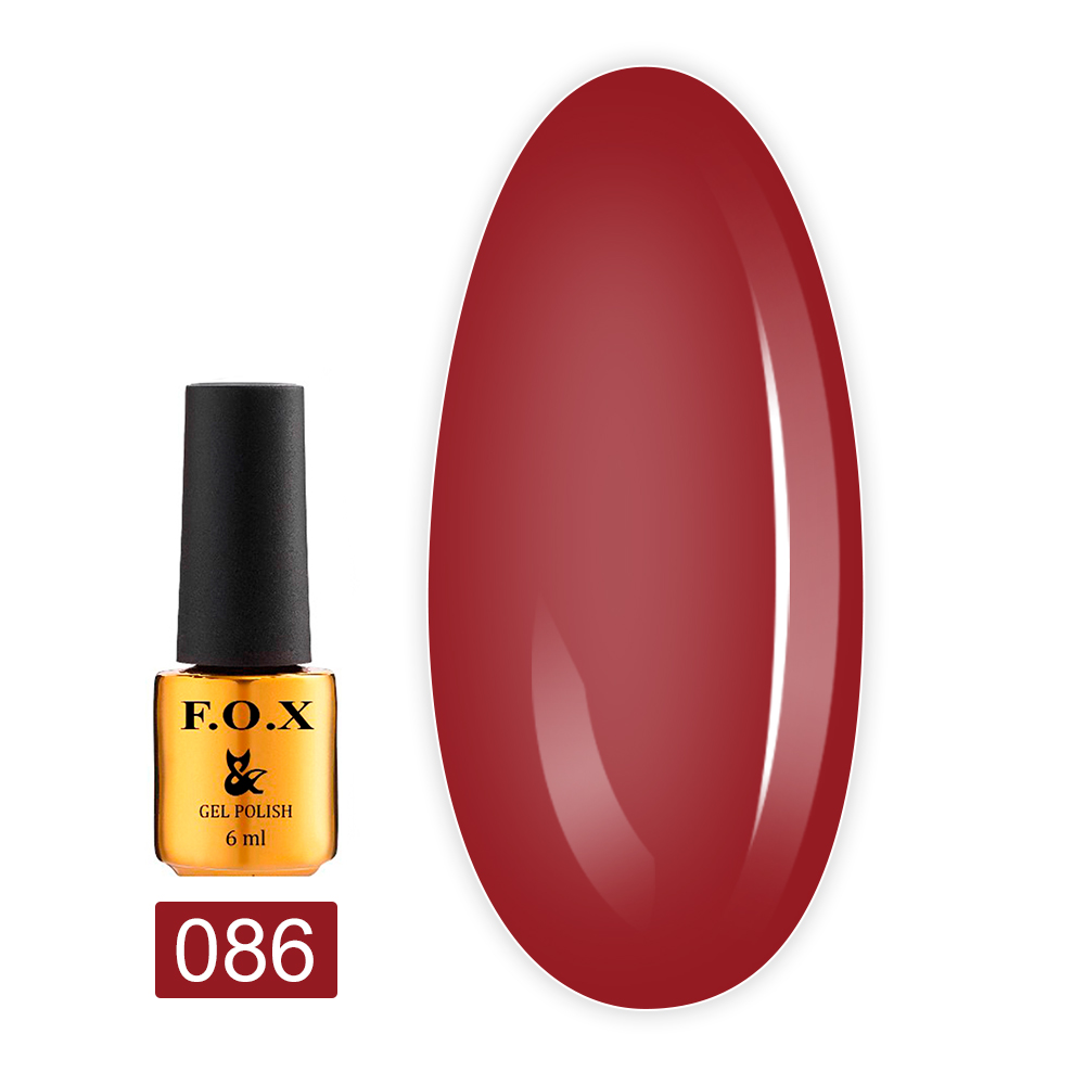 Гель лак FOX Gold Pigment 6 мл (086)