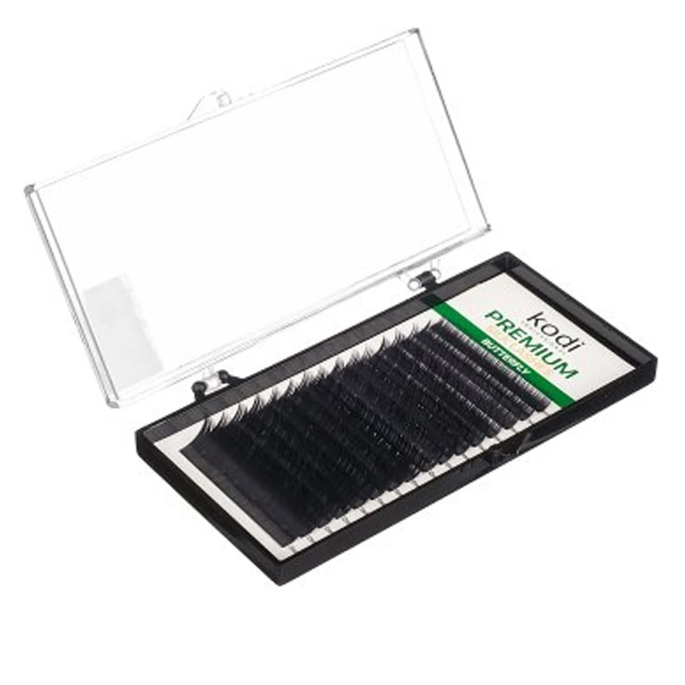 Вії KODI Butterfly 16 рядів зелений (0.10B 8 мм)