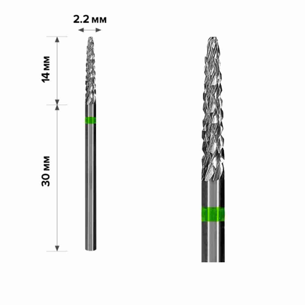 Фреза ТВС mArt (М-102 Конус green 2*14)