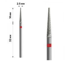 Фреза ТВС mArt (М -103 Голка RED 2.5*14)