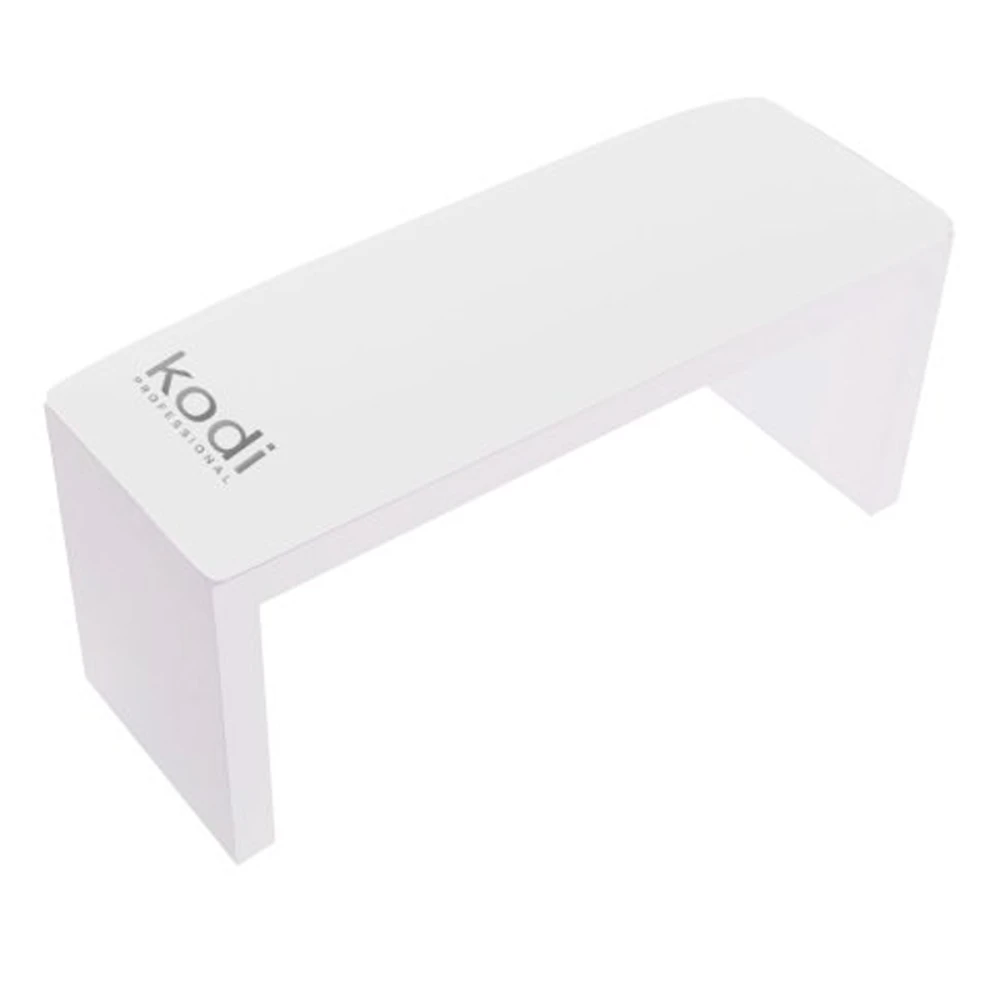 Подлокотник прямоугольный на белых ножках KODI (White)