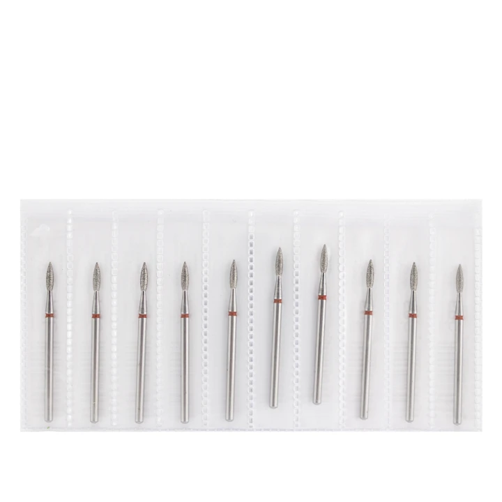 Фреза Алмазная IQ Пламя 243 XL 10 шт (514.023 красная)