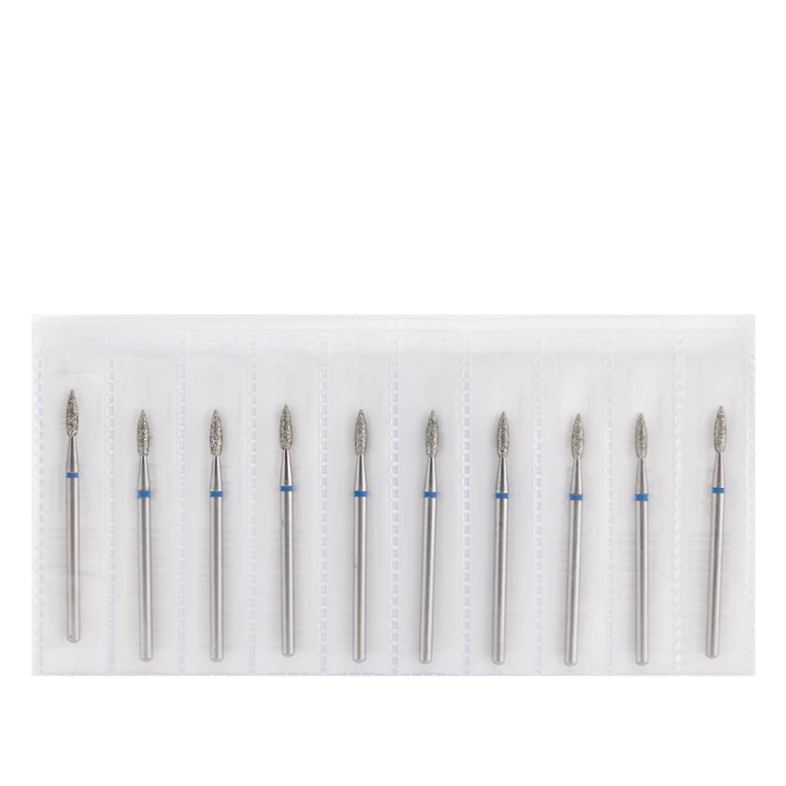 Фреза Алмазна IQ Полум'я 243 XL 10 шт (524.023 синя)