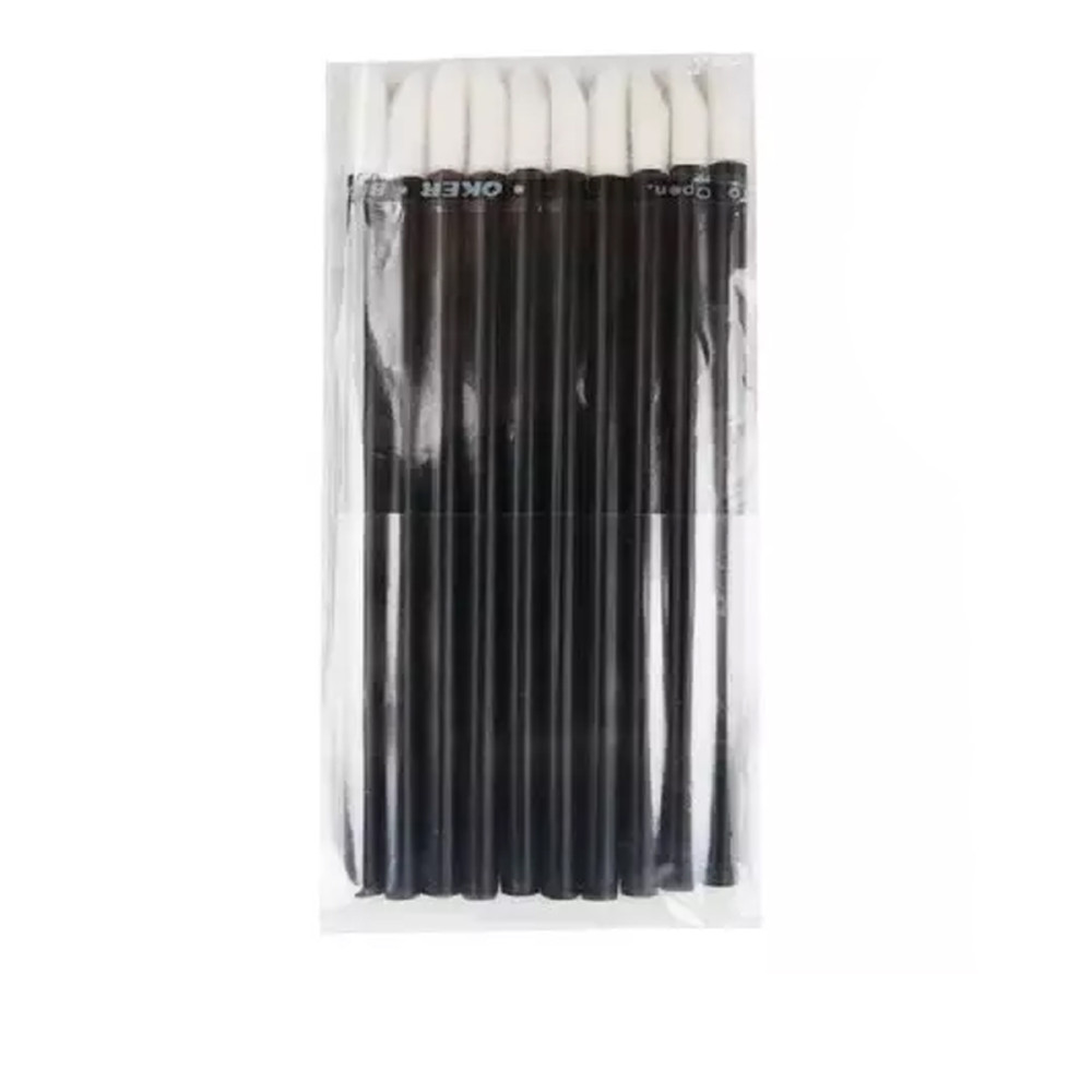 Палички Vivienne (макробрашер) чорна ручка 10 шт