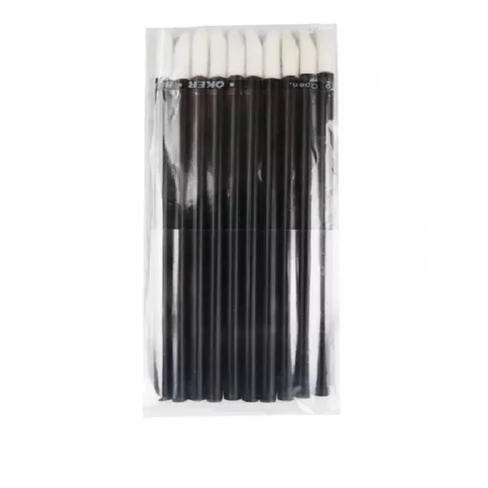 Палочки Vivienne (макробрашер) черная ручка 10 шт