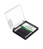 Вії KODI Butterfly 6 рядів зелені (0.15B 12 мм)