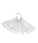 Палітра-віяло для гель-лаку KODI овал 50 шт (Прозора)